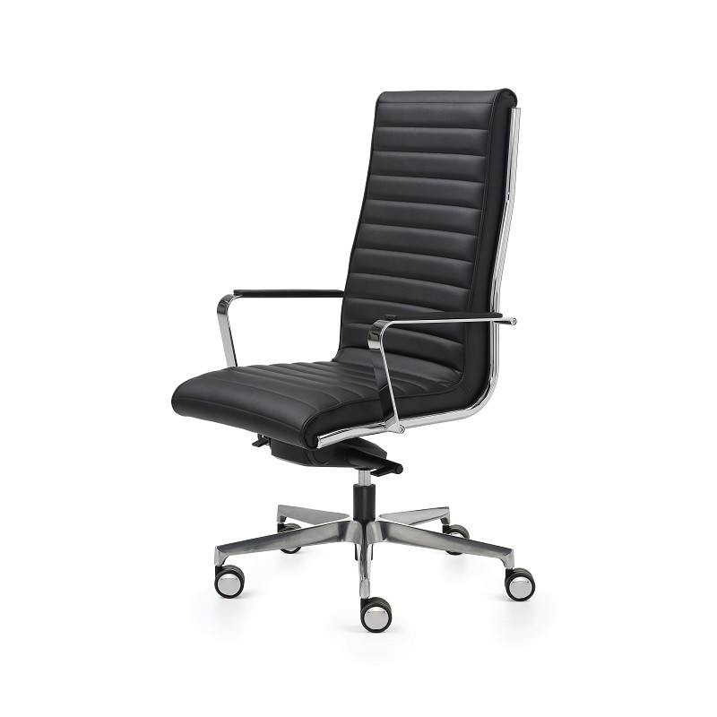 TRINITY Sillon Respaldo Alto Estructura Cromo TRINITY Sillon Respaldo Alto Estructura Cromo