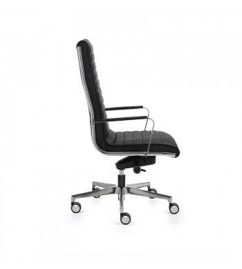 TRINITY Sillon Respaldo Alto Estructura Cromo