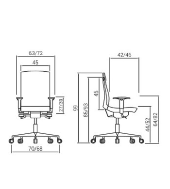 FLEXA Silla Baja