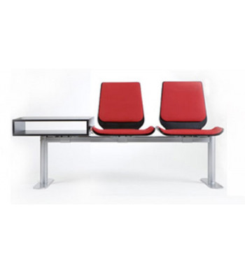 SPERA BANCADA 2 PLAZAS + MESA MADERA LACADA