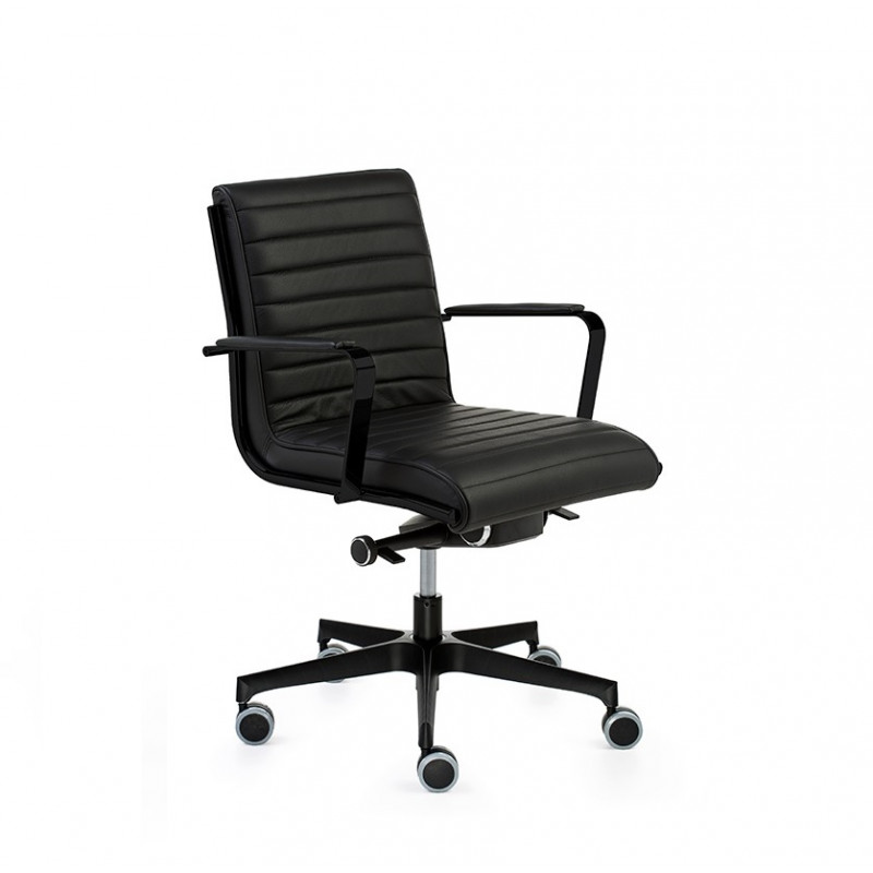 TRINITY Sillon Respaldo Bajo Estructura Negra TRINITY Sillon Respaldo Bajo Estructura Negra